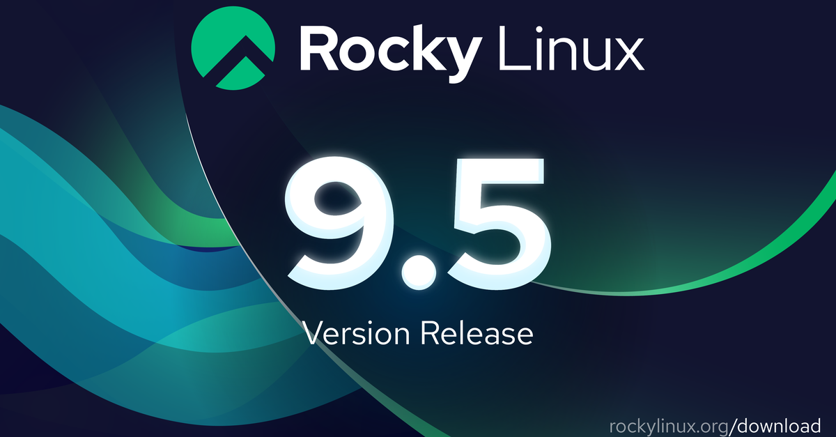 Megjelent a Rocky Linux 9.5 blog OG kép